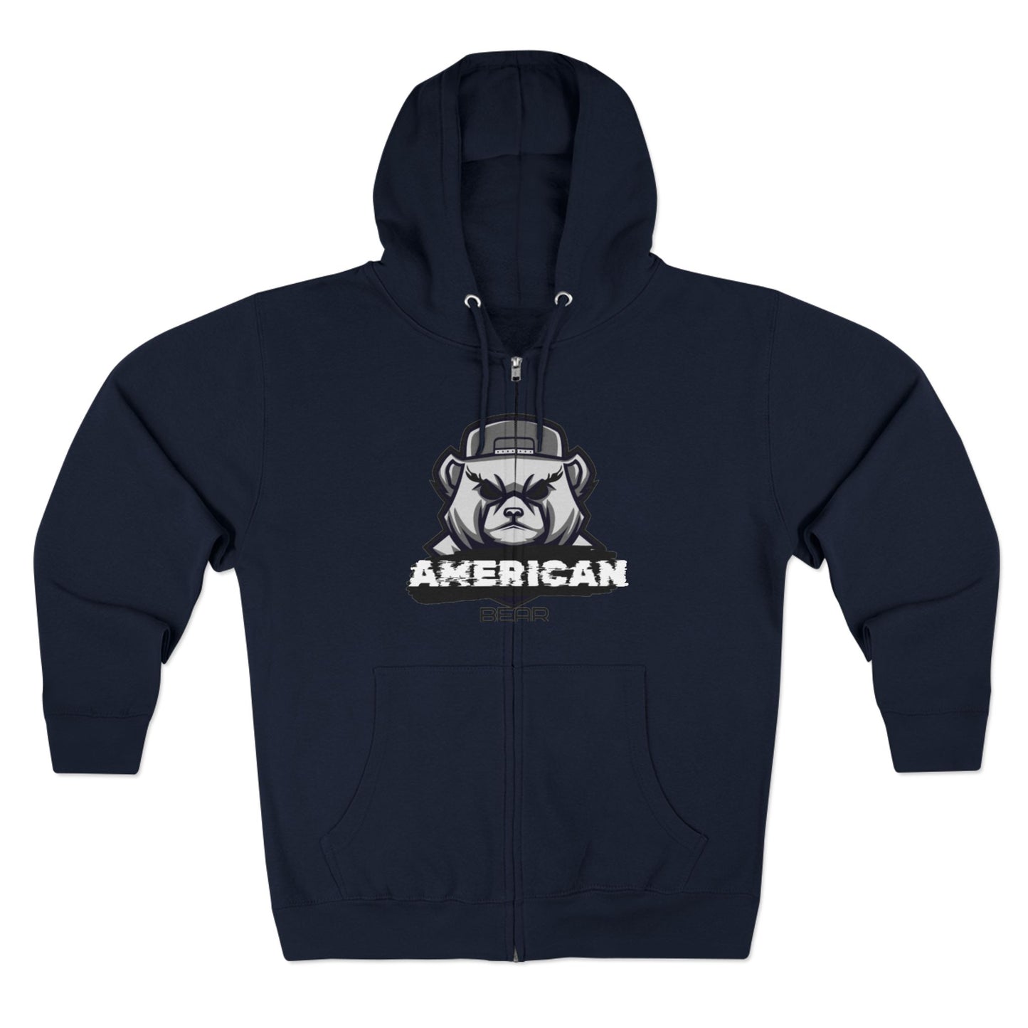 American Bear Black Sweat à capuche