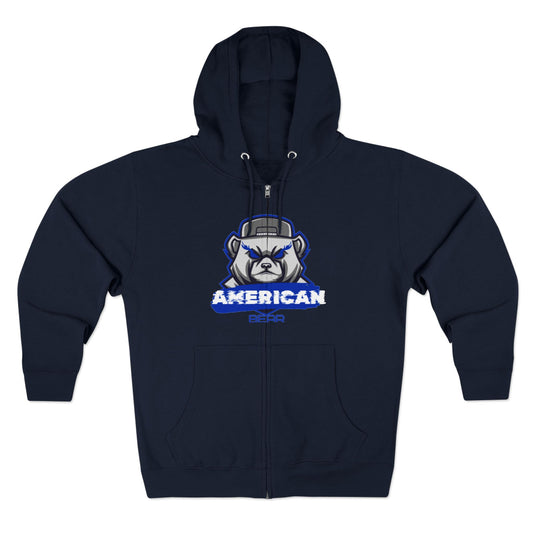 American Bear Blue Sweat à capuche