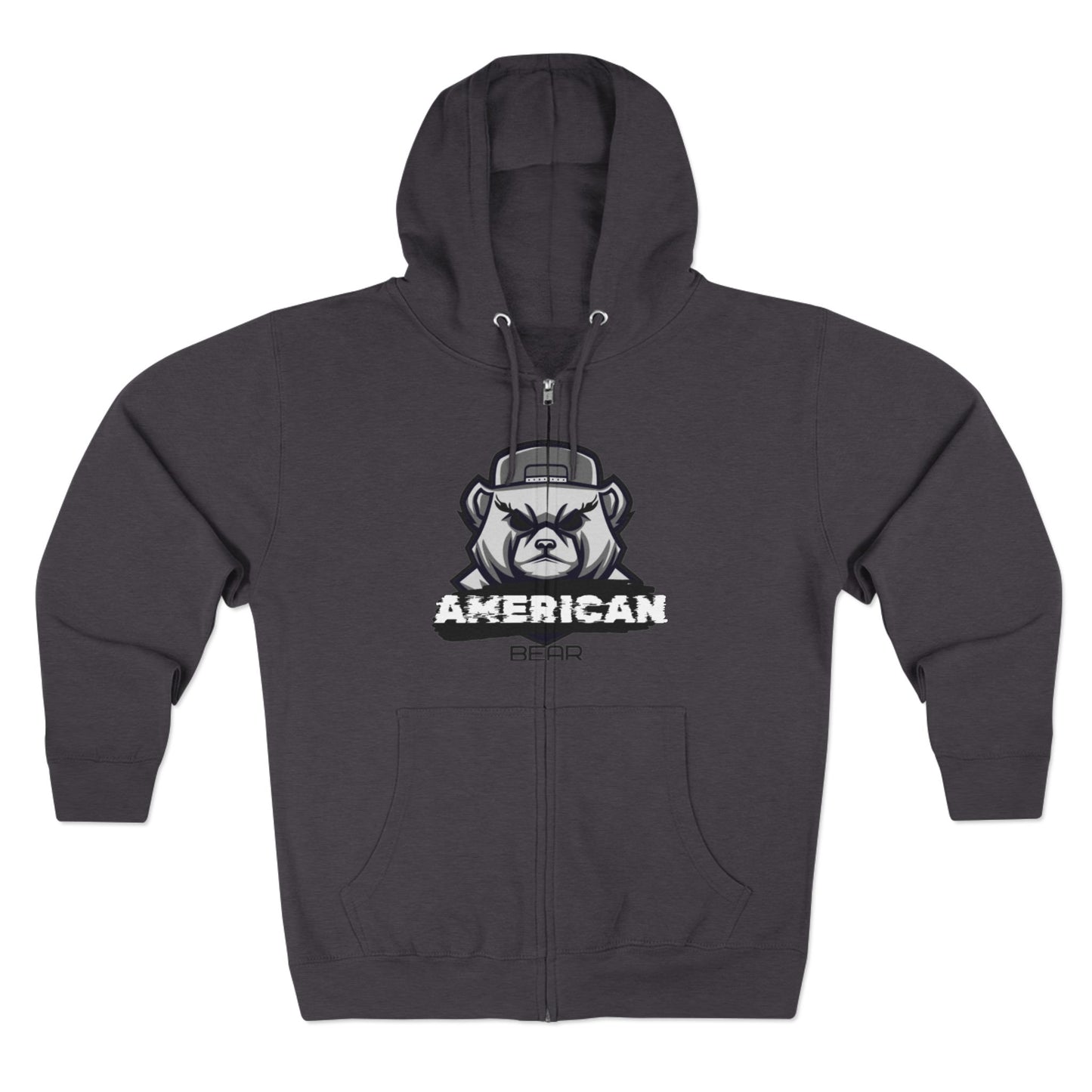 American Bear Black Sweat à capuche