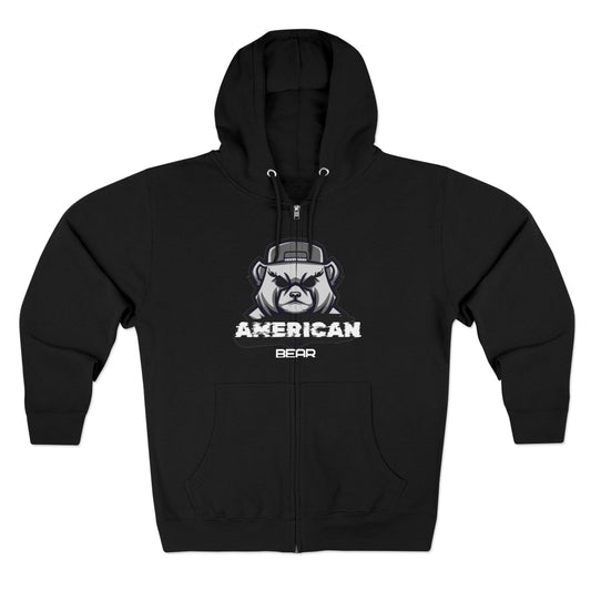 American Bear White Sweat à Capuche